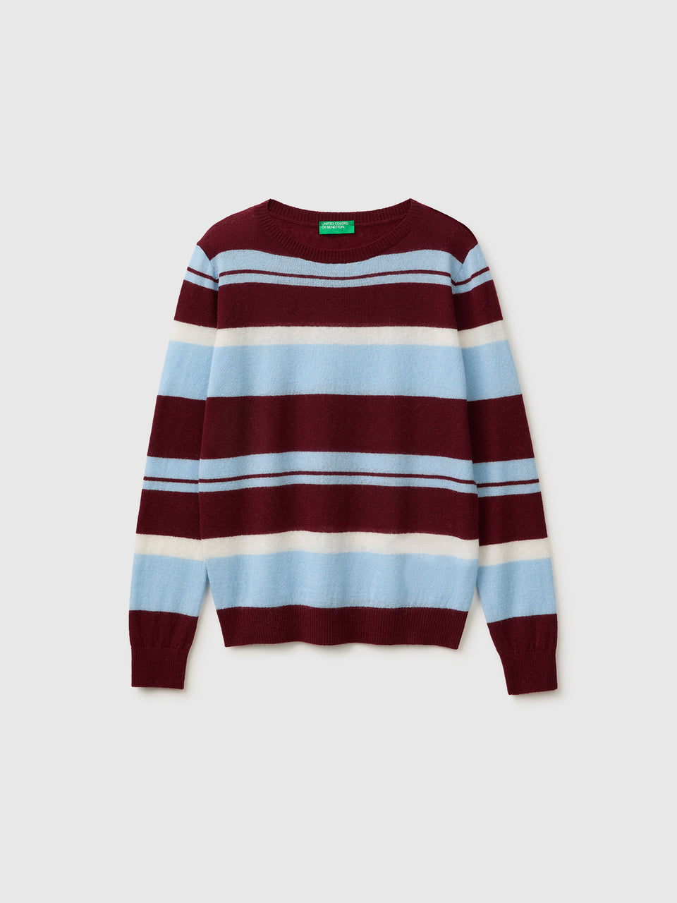 Camisola às riscas em mistura de lã e alpaca - ucb_image_FS