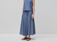 Saia midi em chambray - ucb_image_F