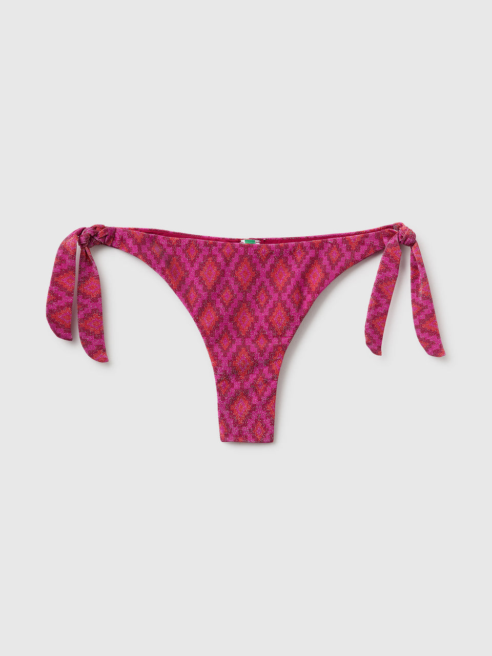 Cueca de biquíni com estampado étnico e lurex - ucb_image_FS