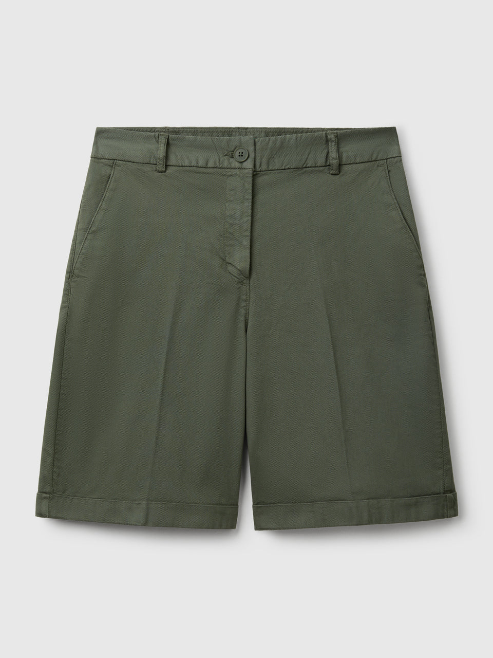 Bermudas com dobra em algodão stretch - ucb_image_FS