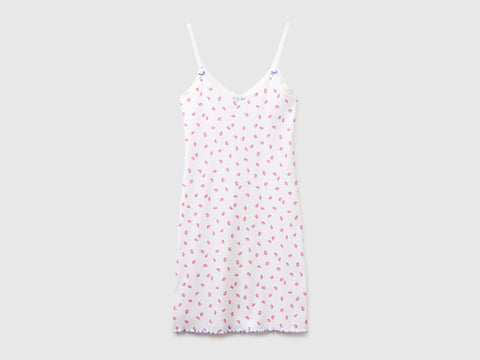 Patterned nightgown with shoulder straps - ucb_image_FS
