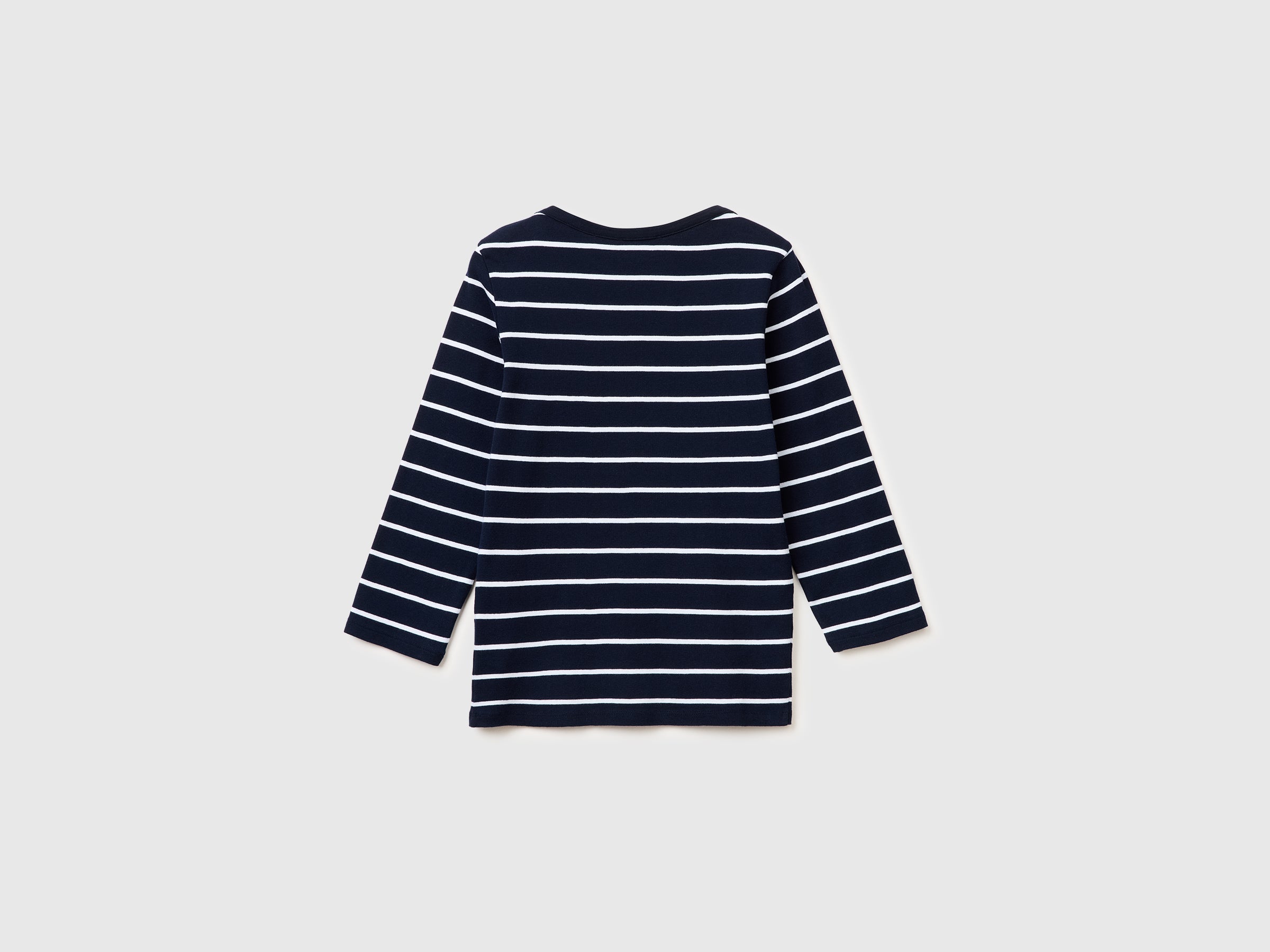 Striped t-shirt with boat neck - ucb_image_BS