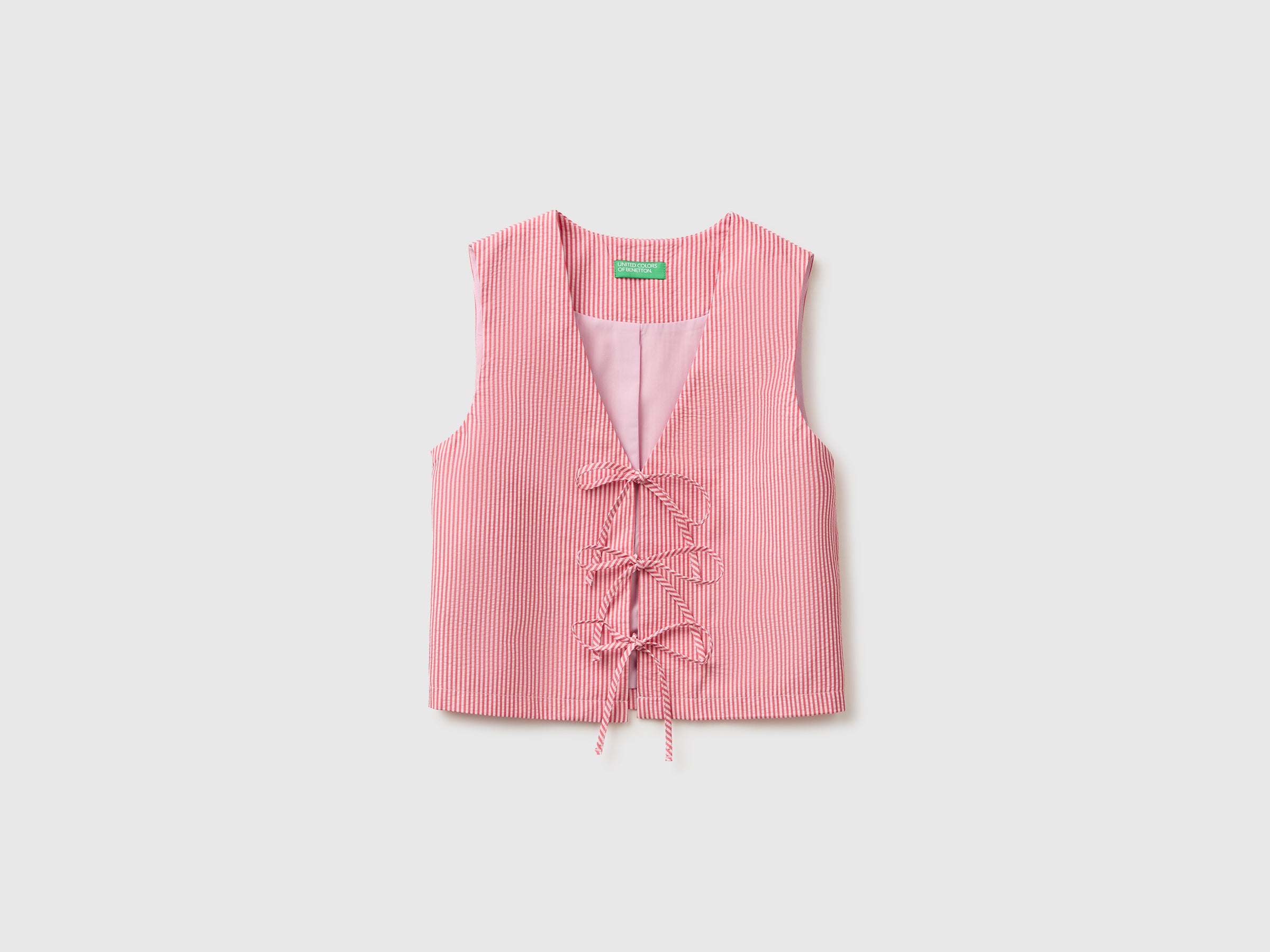 Sleeveless blouse with laces - ucb_image_FS