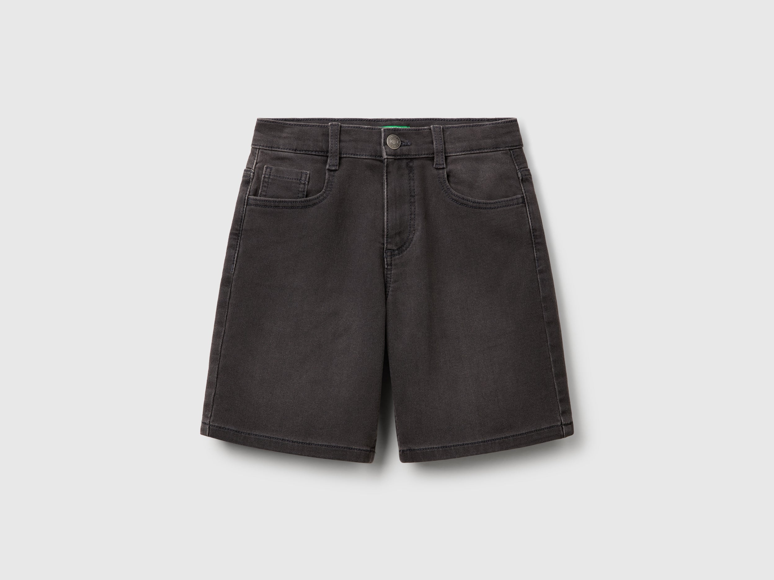 Bermuda in denim elasticizzato - ucb_image_FS