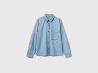 Cropped chambray shirt - ucb_image_FS