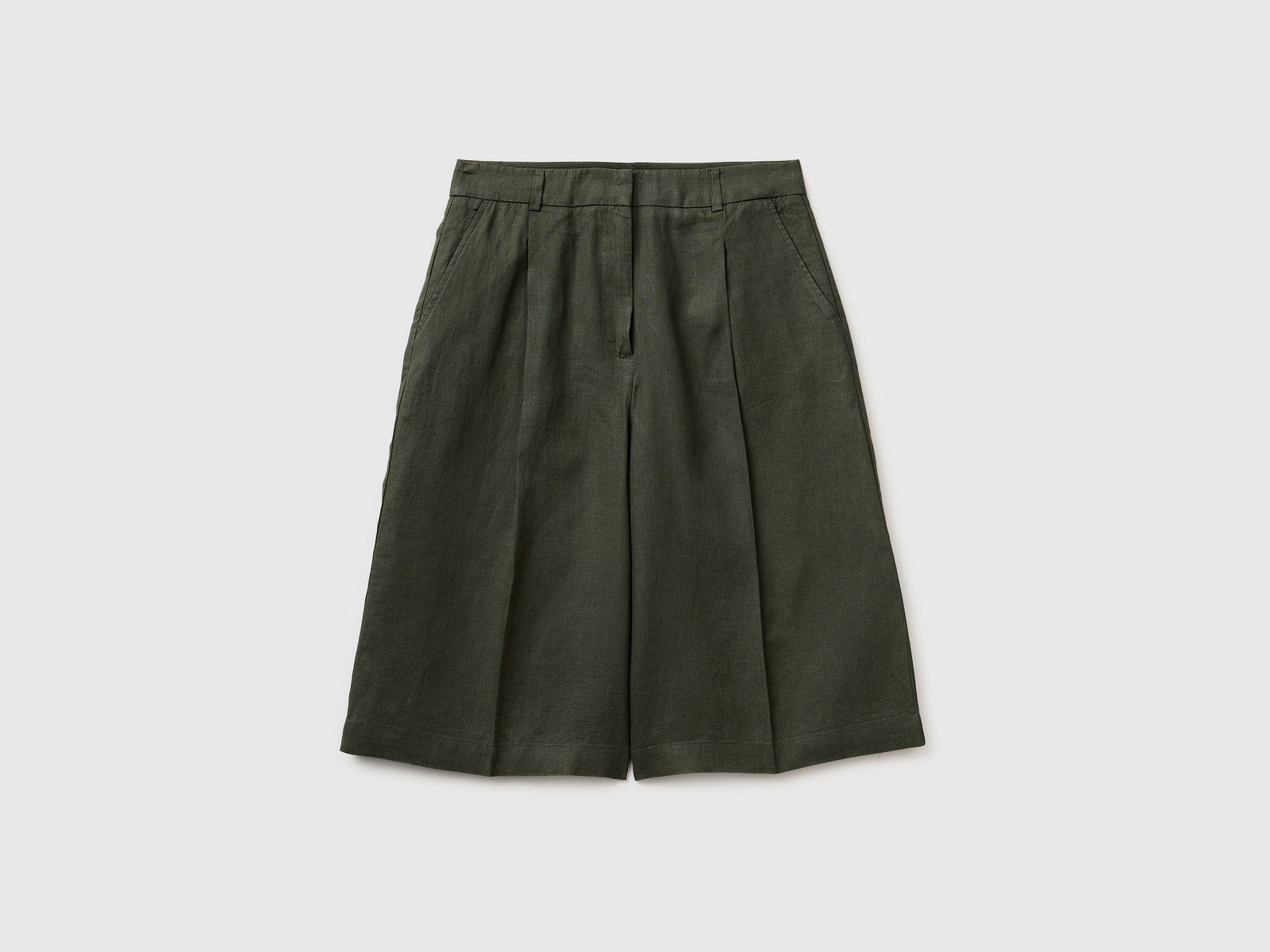 100% linen Bermuda shorts - ucb_image_FS