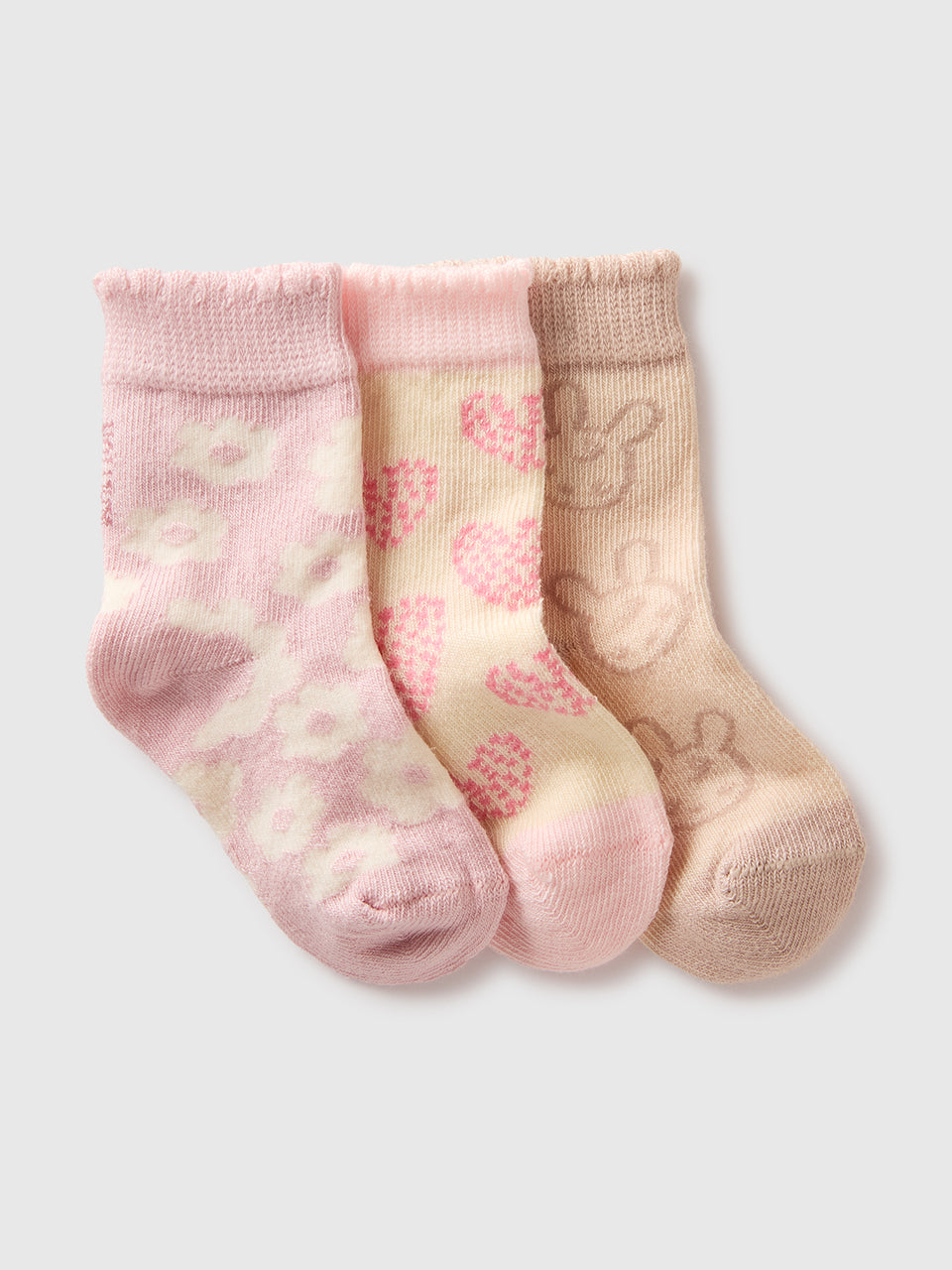 Three pairs of patterned socks - ucb_image_FS