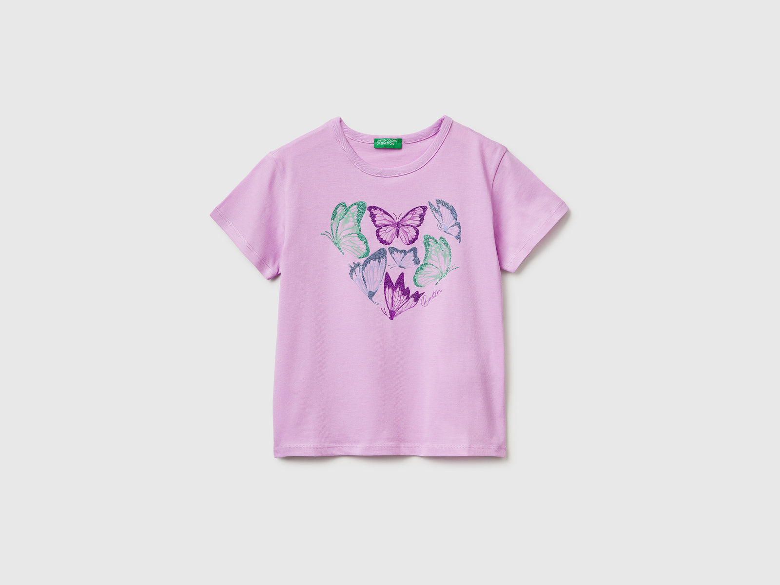 T-shirt with print and glitter - ucb_image_FS