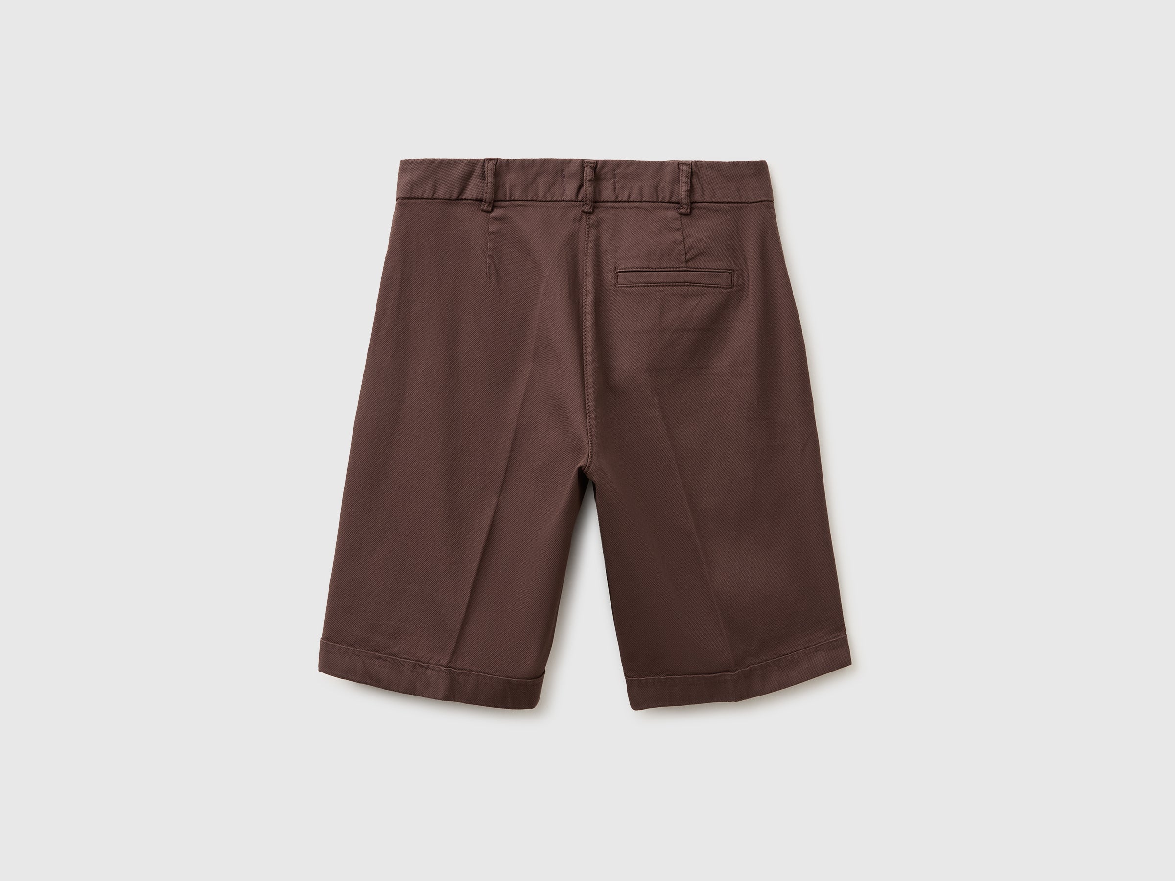 Regular fit Bermuda shorts with turn-ups - ucb_image_BS