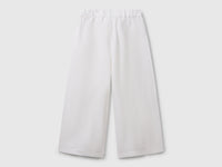 Linen blend trousers with sash - ucb_image_BS