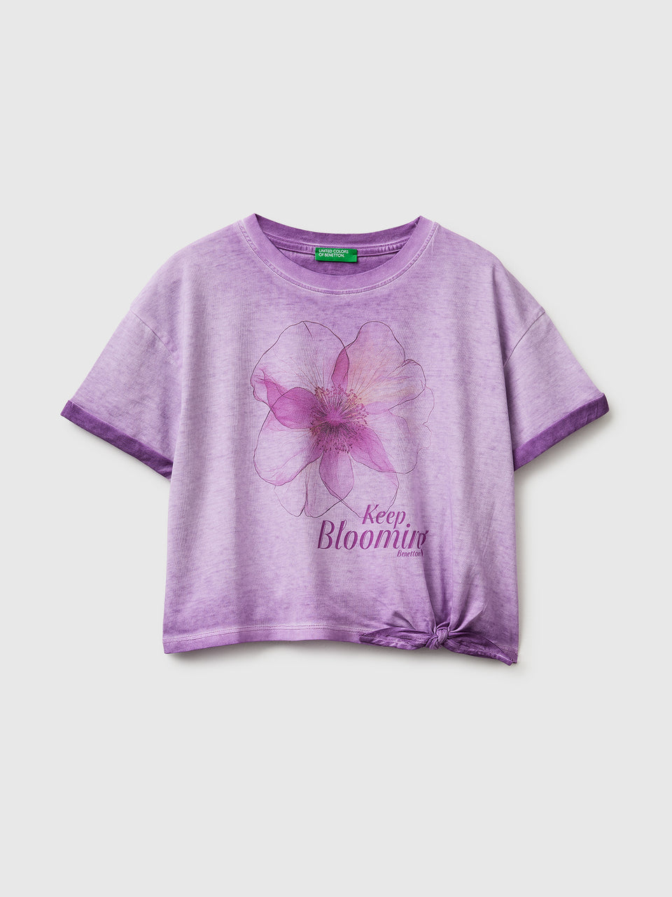 T-shirt with print and knot - ucb_image_FS