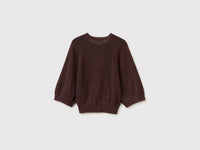 Oversized sweater in linen blend - ucb_image_BS