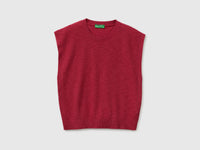 Sleeveless linen blend sweater - ucb_image_FS