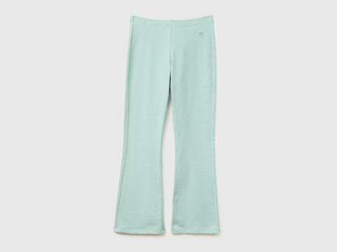 Leggings à boca-de-sino em algodão stretch - ucb_image_FS