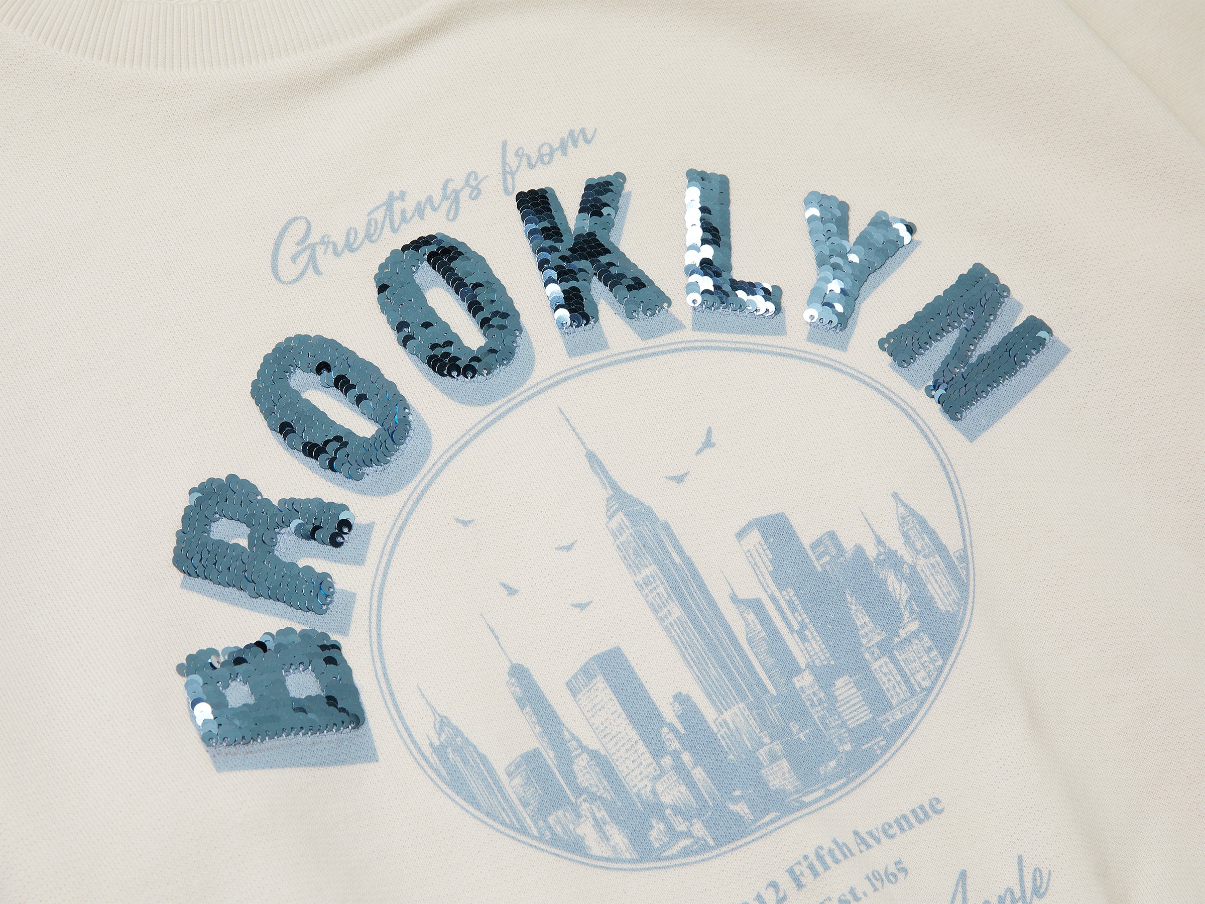 Sweatshirt with print and sequins - ucb_image_FY