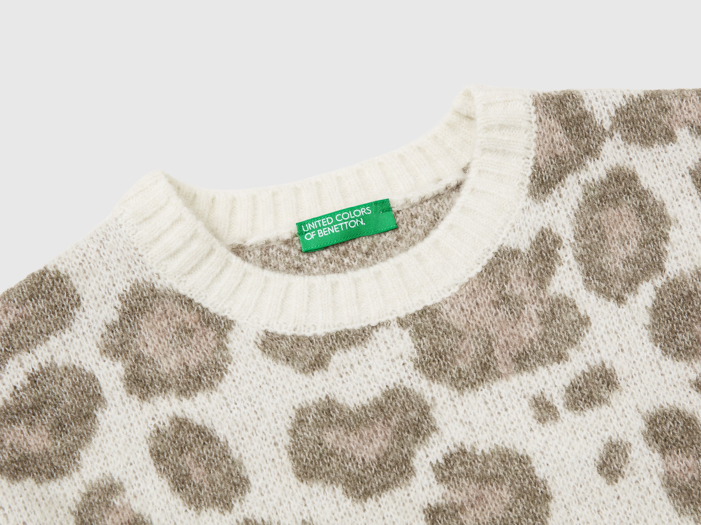 Camisola animalier em mistura de lã - ucb_image_DS1