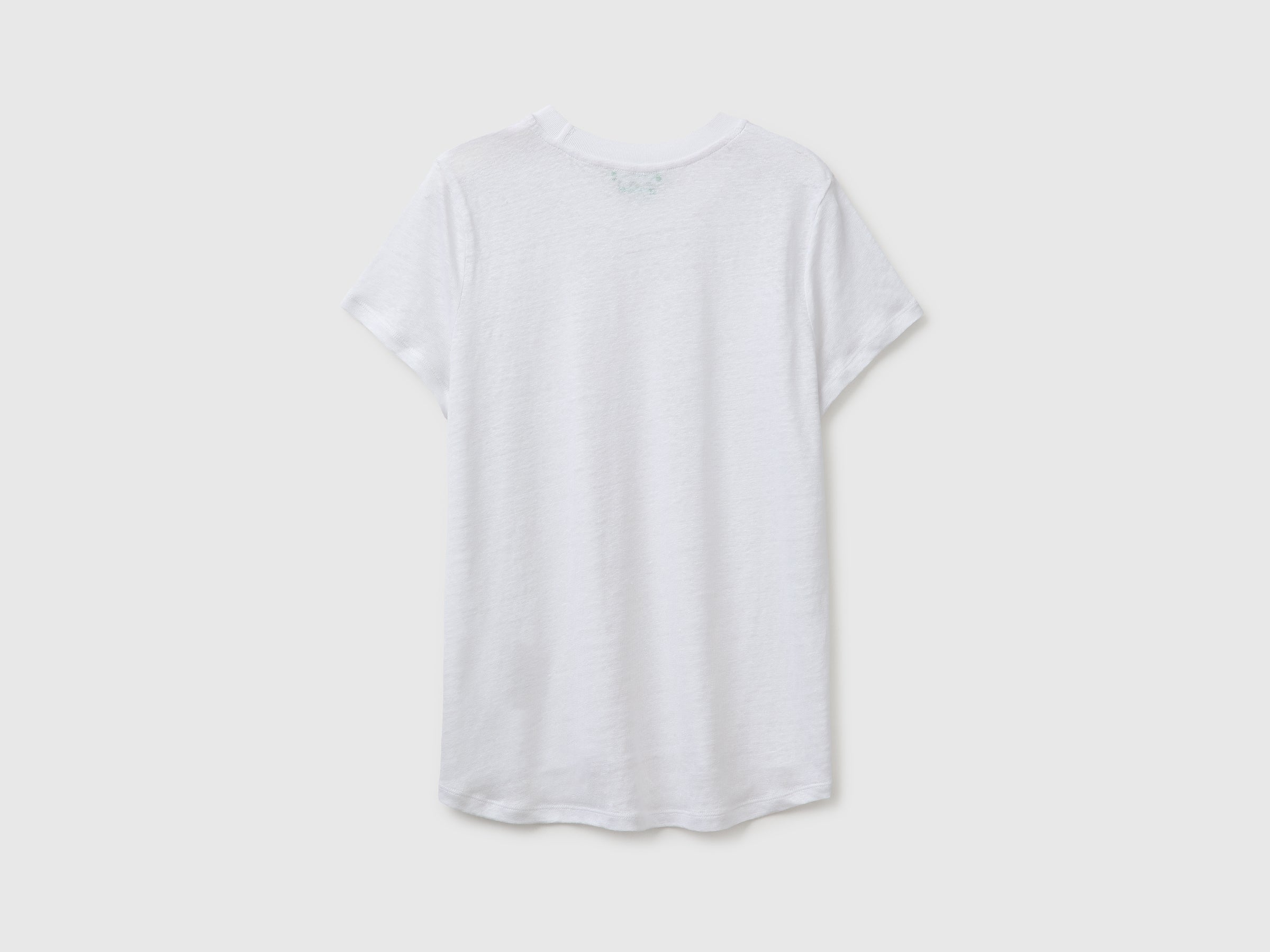 Crew neck T-shirt in pure linen - ucb_image_BS