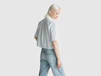 Camisa às riscas em algodão puro - ucb_image_B