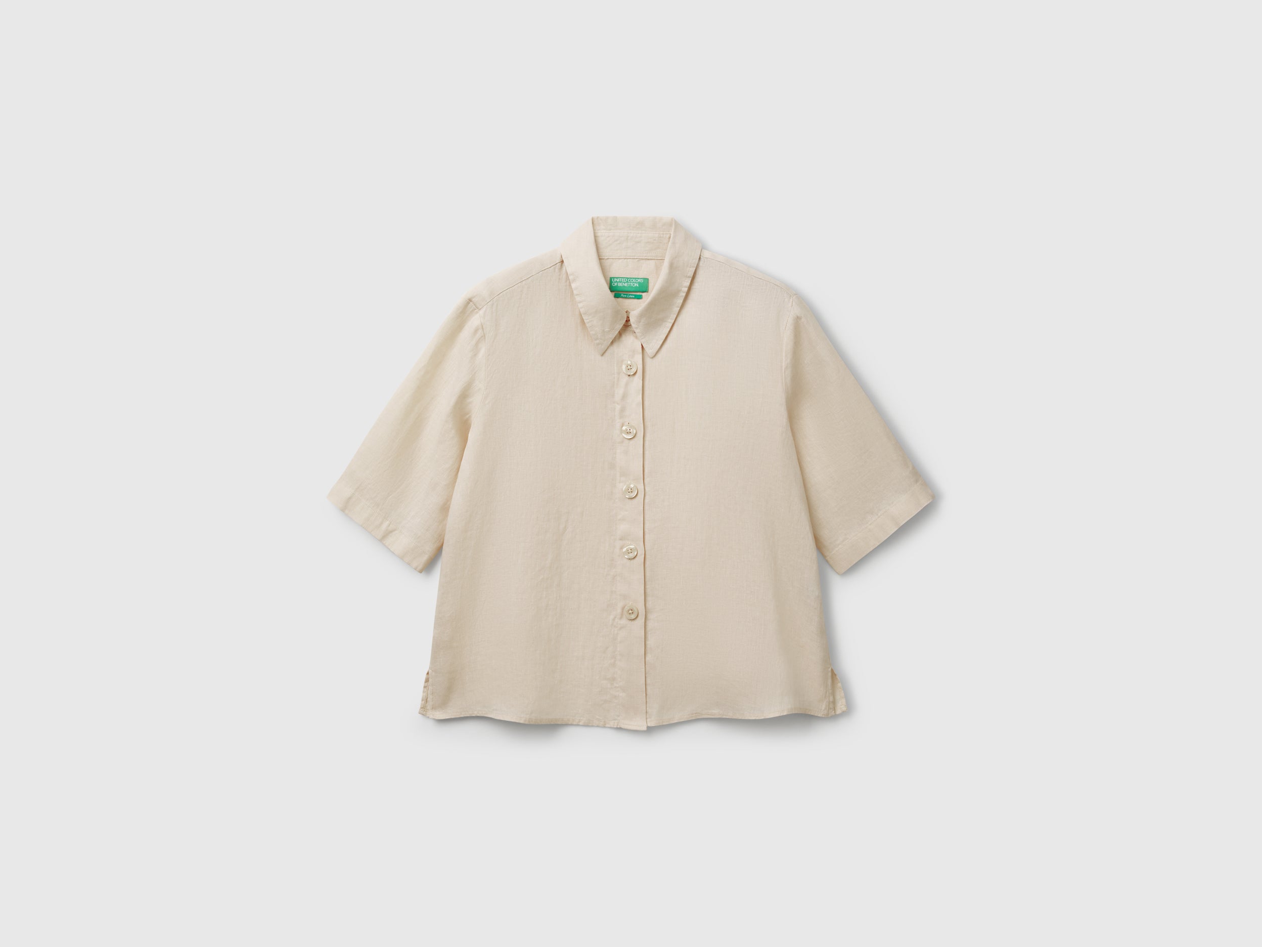 Camisa curta em puro linho - ucb_image_FS
