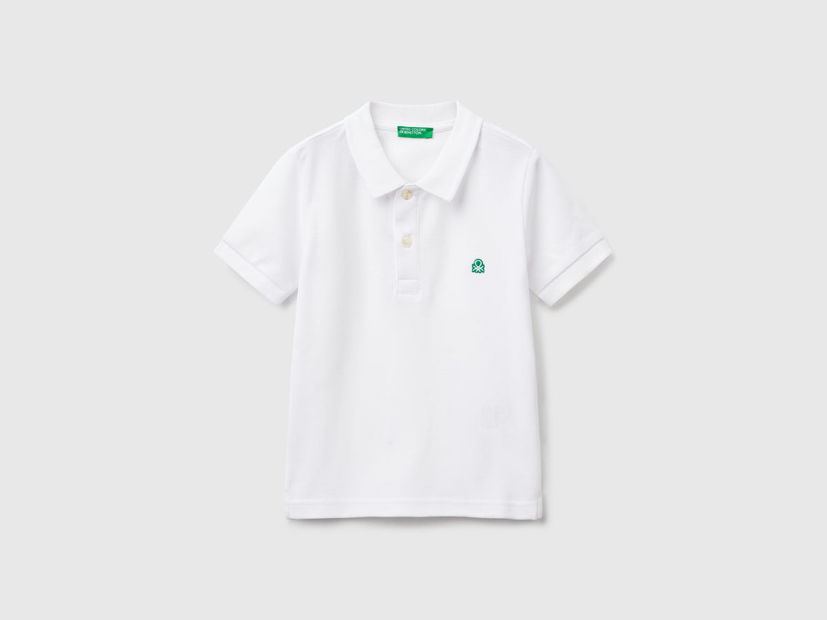 Short sleeve polo in pure cotton - ucb_image_FS