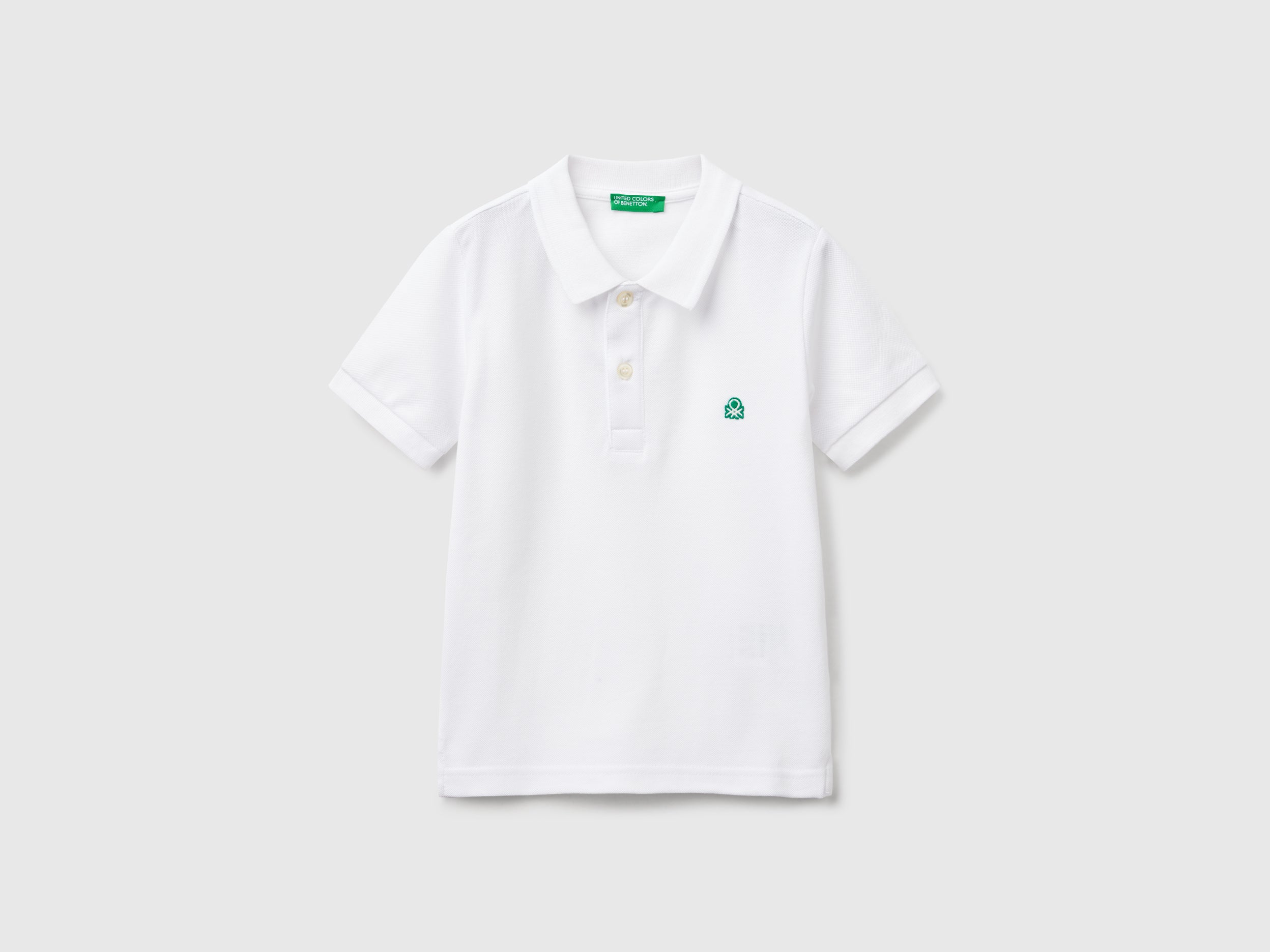 Short sleeve polo in pure cotton - ucb_image_FS