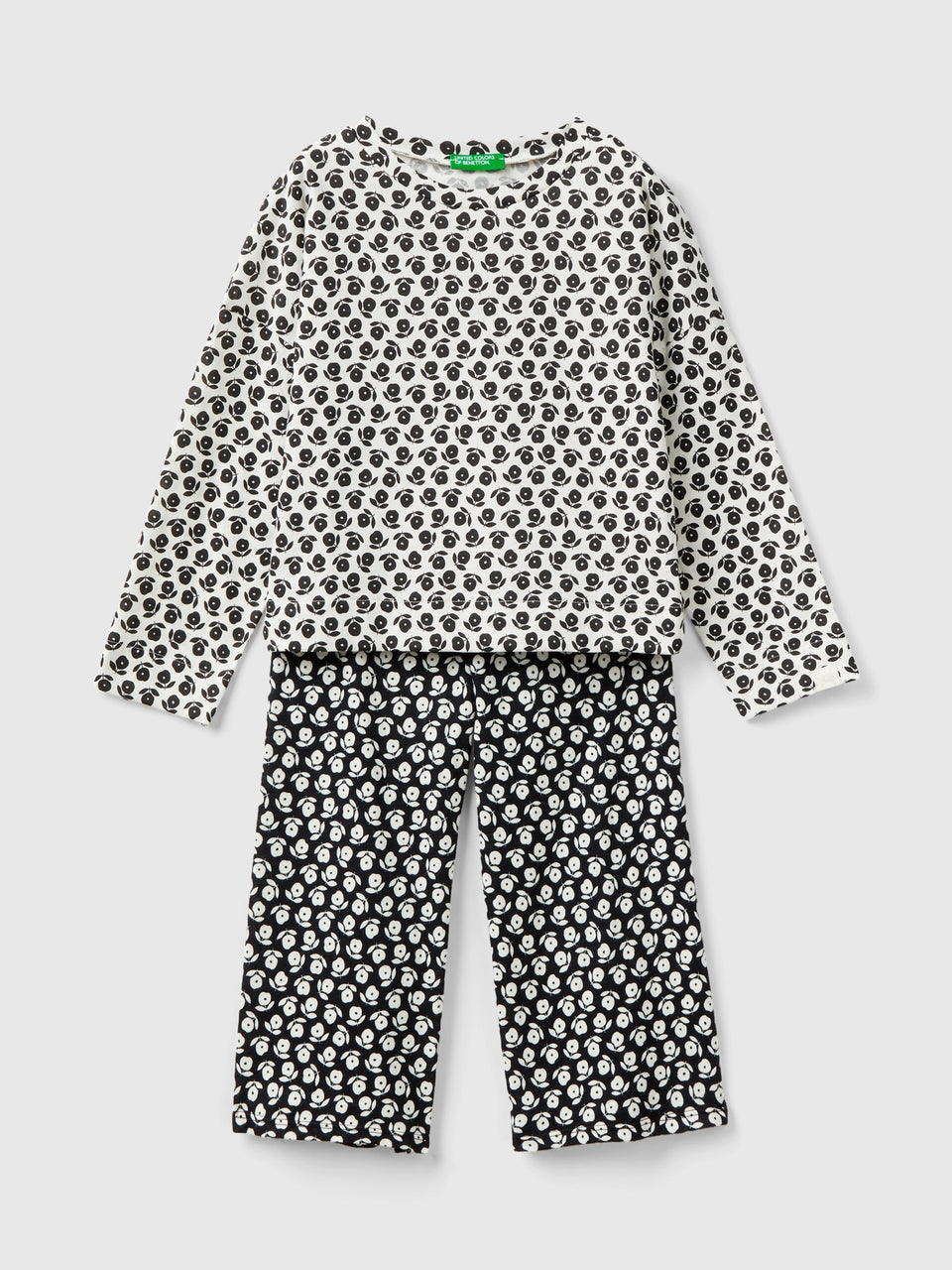 Pijama às flores em algodão quente - ucb_image_FS