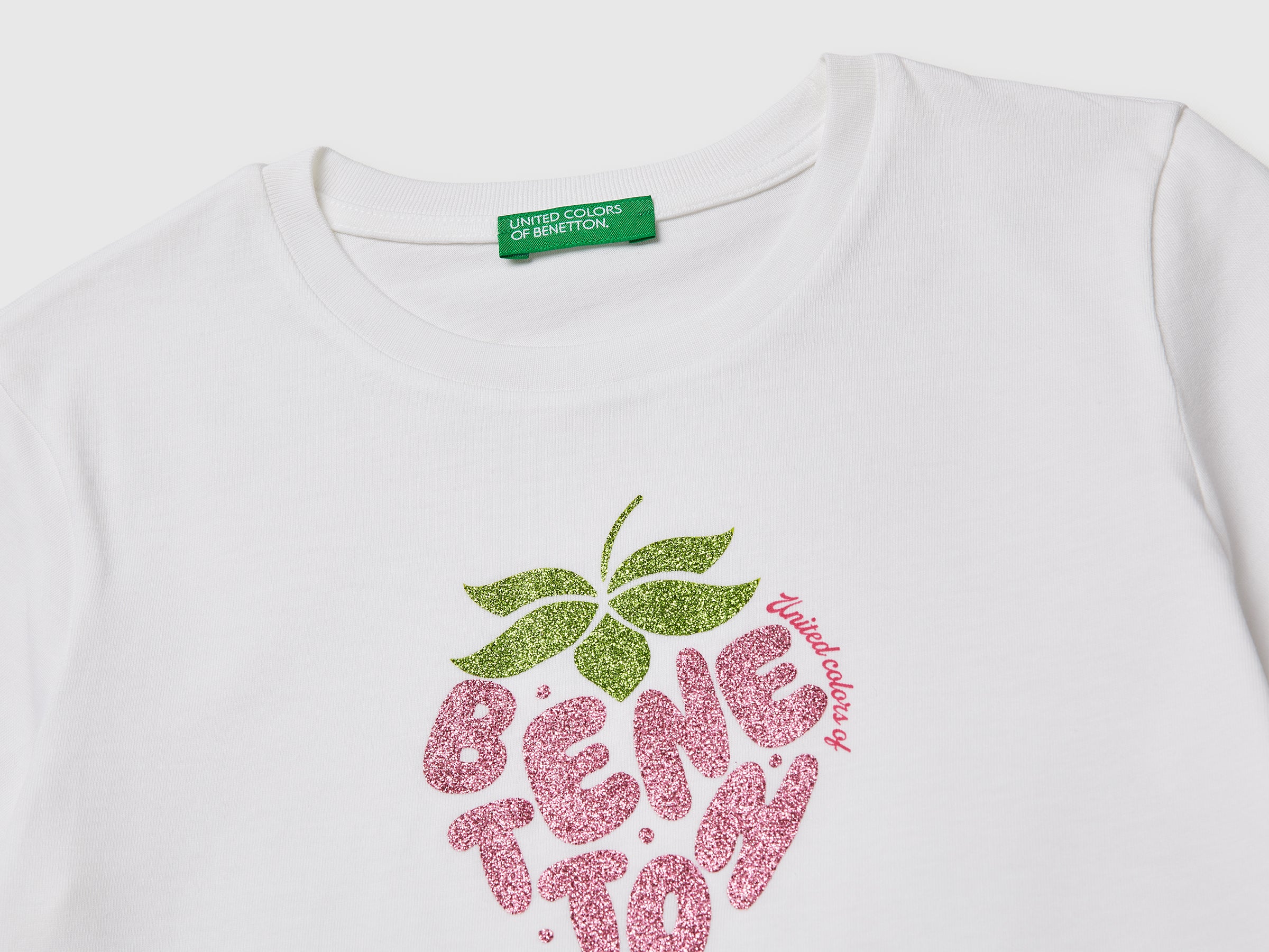 T-shirt with glitter print - ucb_image_DS1