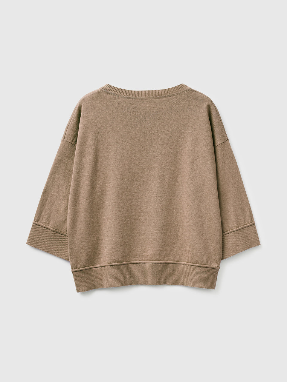 Crew neck sweater in cotton and wool - ucb_image_BS