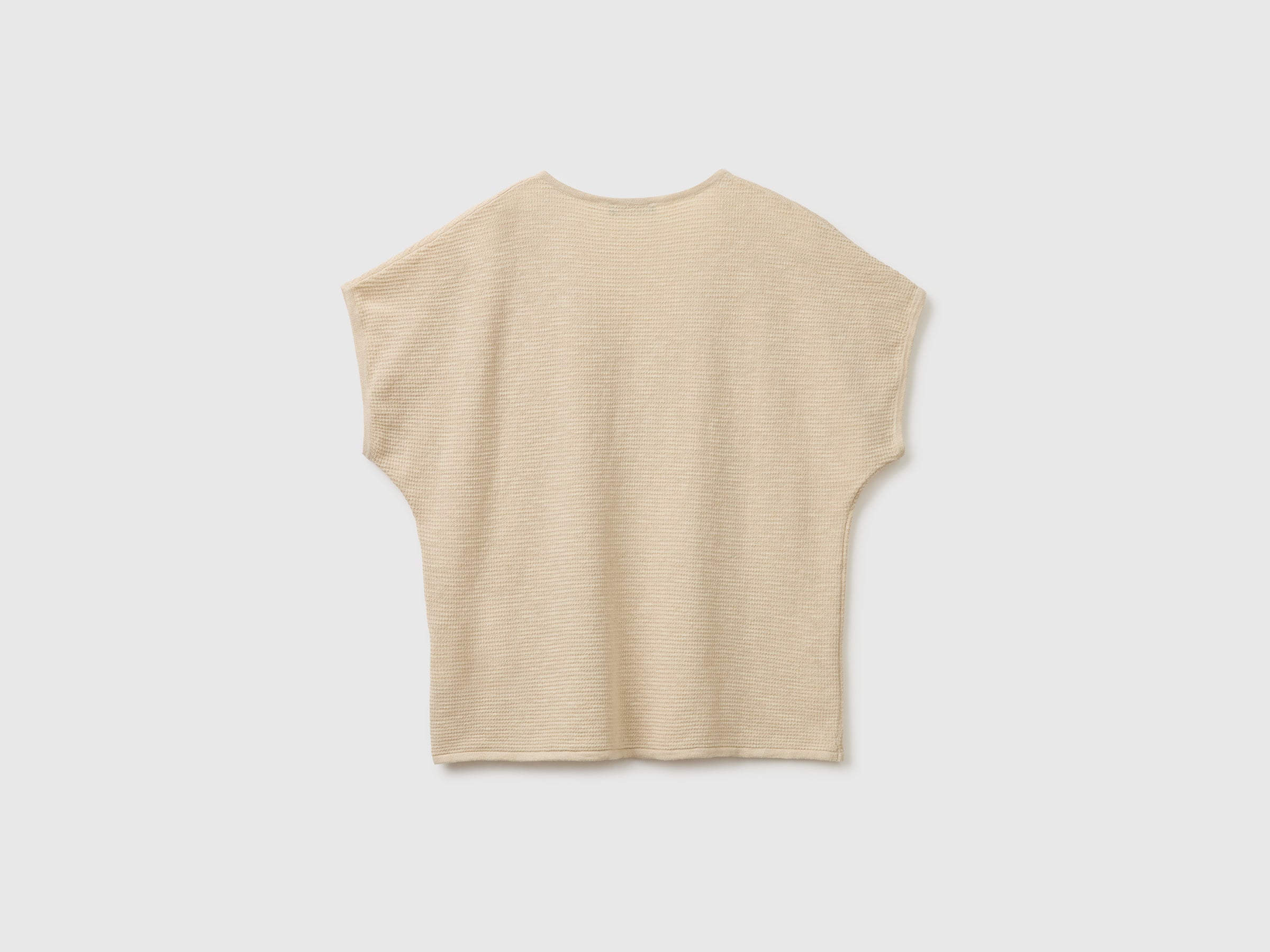 V-neck sweater in linen blend - ucb_image_BS