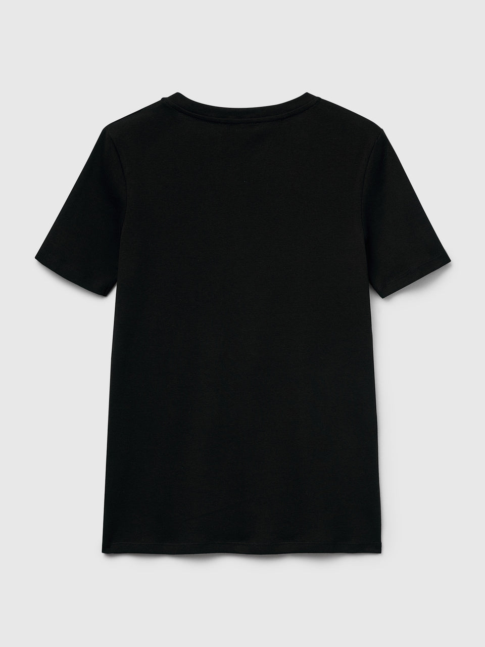 T-shirt em algodão puro com decote em V - ucb_image_BS
