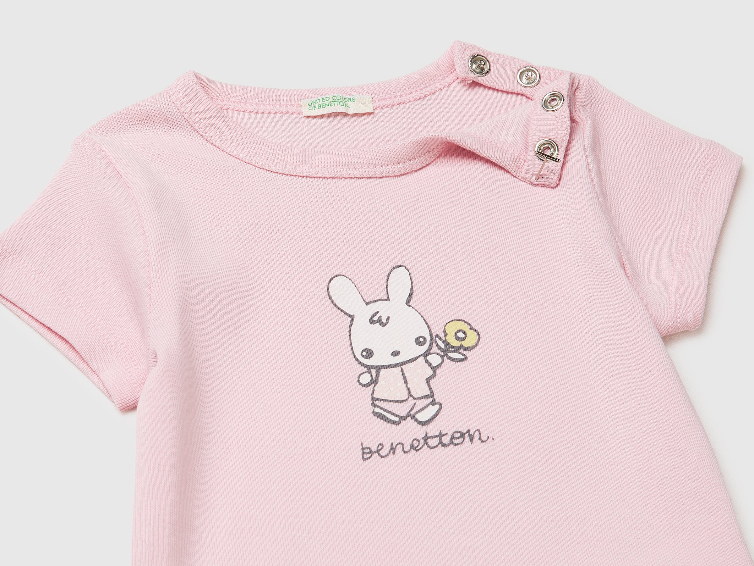 Logo print t-shirt in organic cotton - ucb_image_DS1