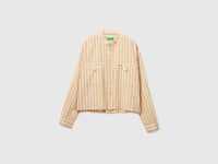 Striped shirt with mandarin collar - ucb_image_FS