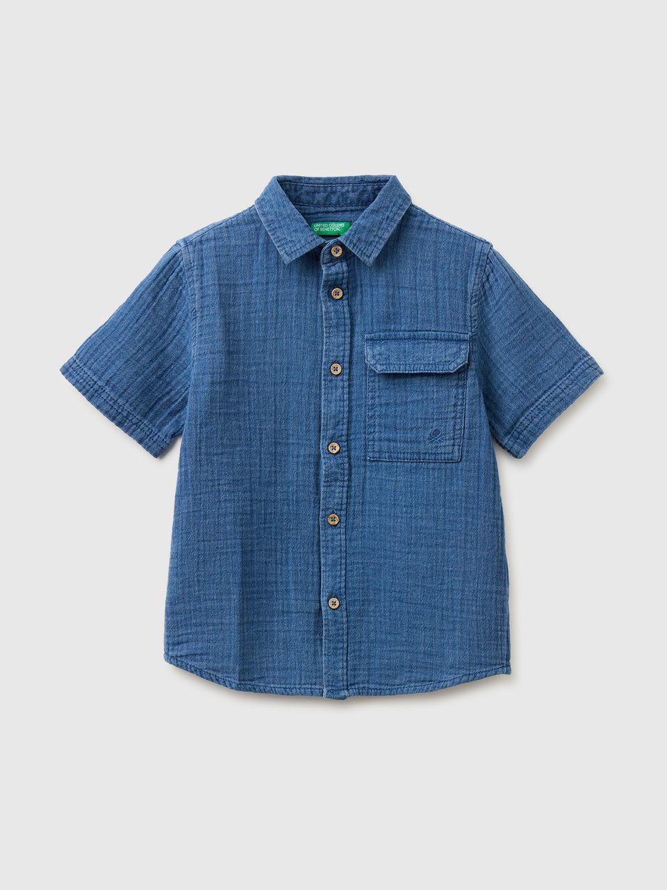 Short-sleeved shirt in light gauze - ucb_image_FS