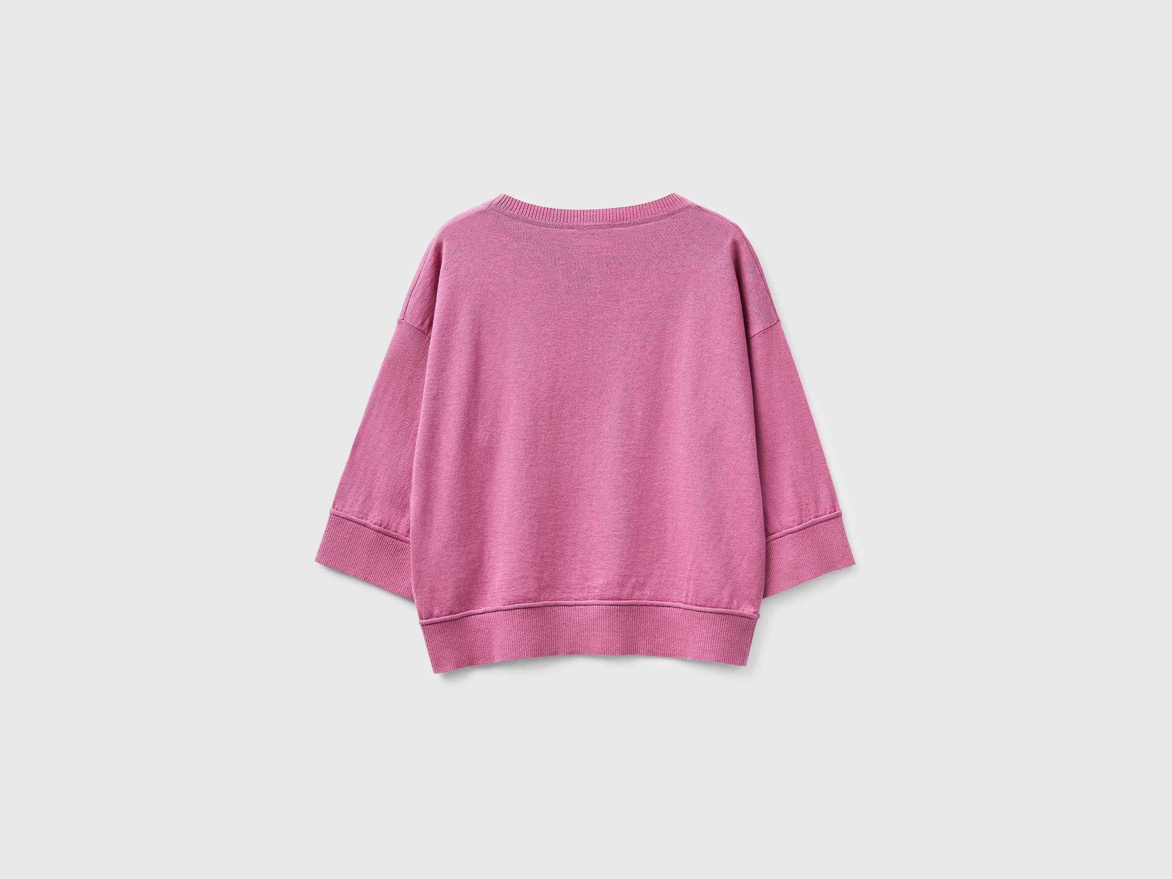 Camisola de gola redonda em algodão e lã - ucb_image_BS