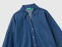 Camisa evasé em chambray - ucb_image_FY