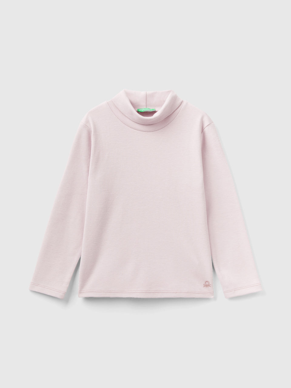 T-shirt de gola alta em algodão quente orgânico - ucb_image_FS