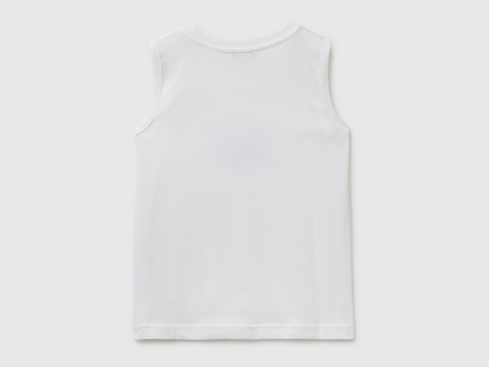 Organic cotton tank top with logo print - ucb_image_BS