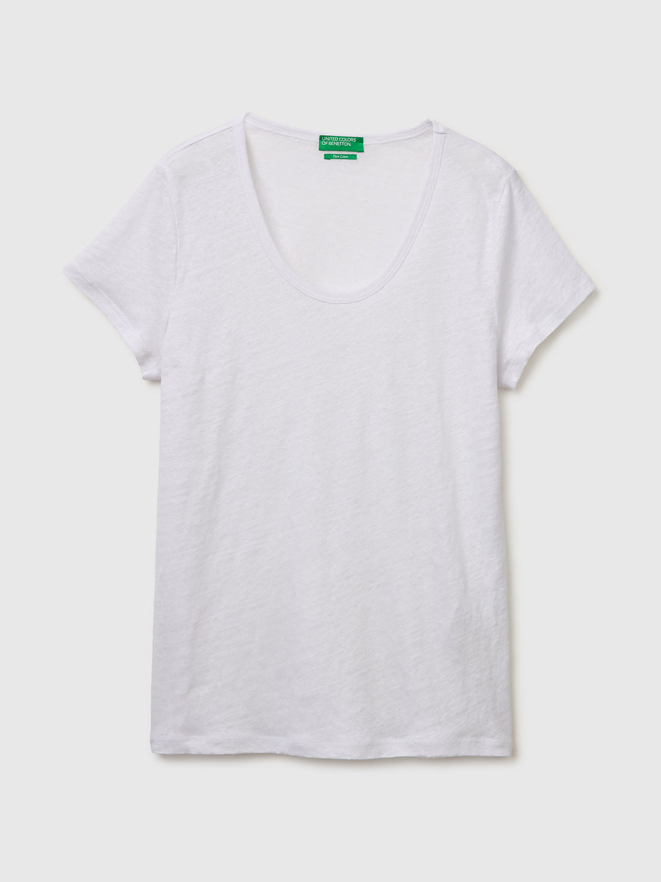 Round-neck T-shirt in pure linen - ucb_image_FS