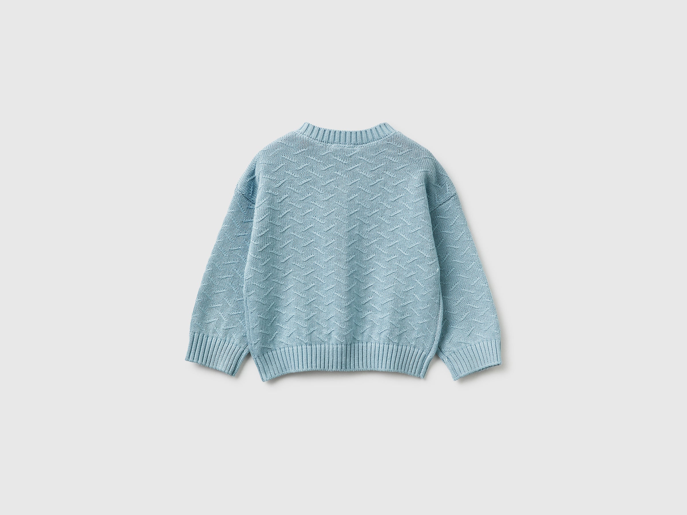 Organic cotton crew neck cardigan - ucb_image_BS