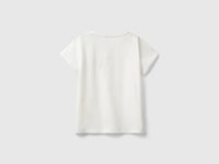 T-shirt com logótipo glitter em algodão orgânico - ucb_image_BS