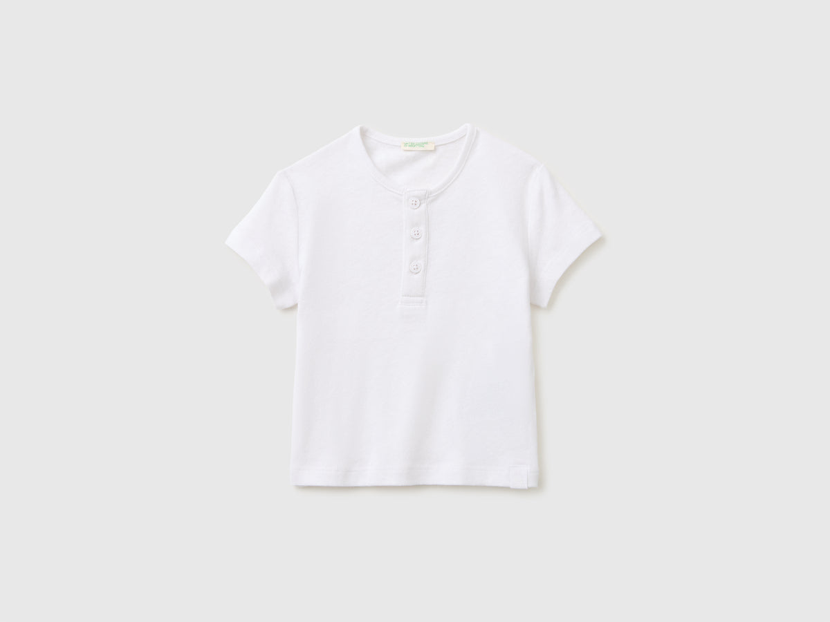 Linen blend henley T-shirt - ucb_image_FS