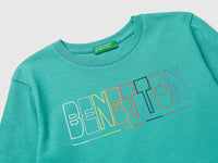 T-shirt in organic cotton with logo print - ucb_image_DS1