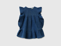 Gauze dress with ruffle - ucb_image_FS
