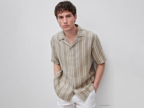 Camisa de manga curta em 100% linho - ucb_image_F