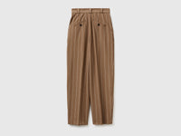 Carrot-fit pinstriped trousers - ucb_image_BS