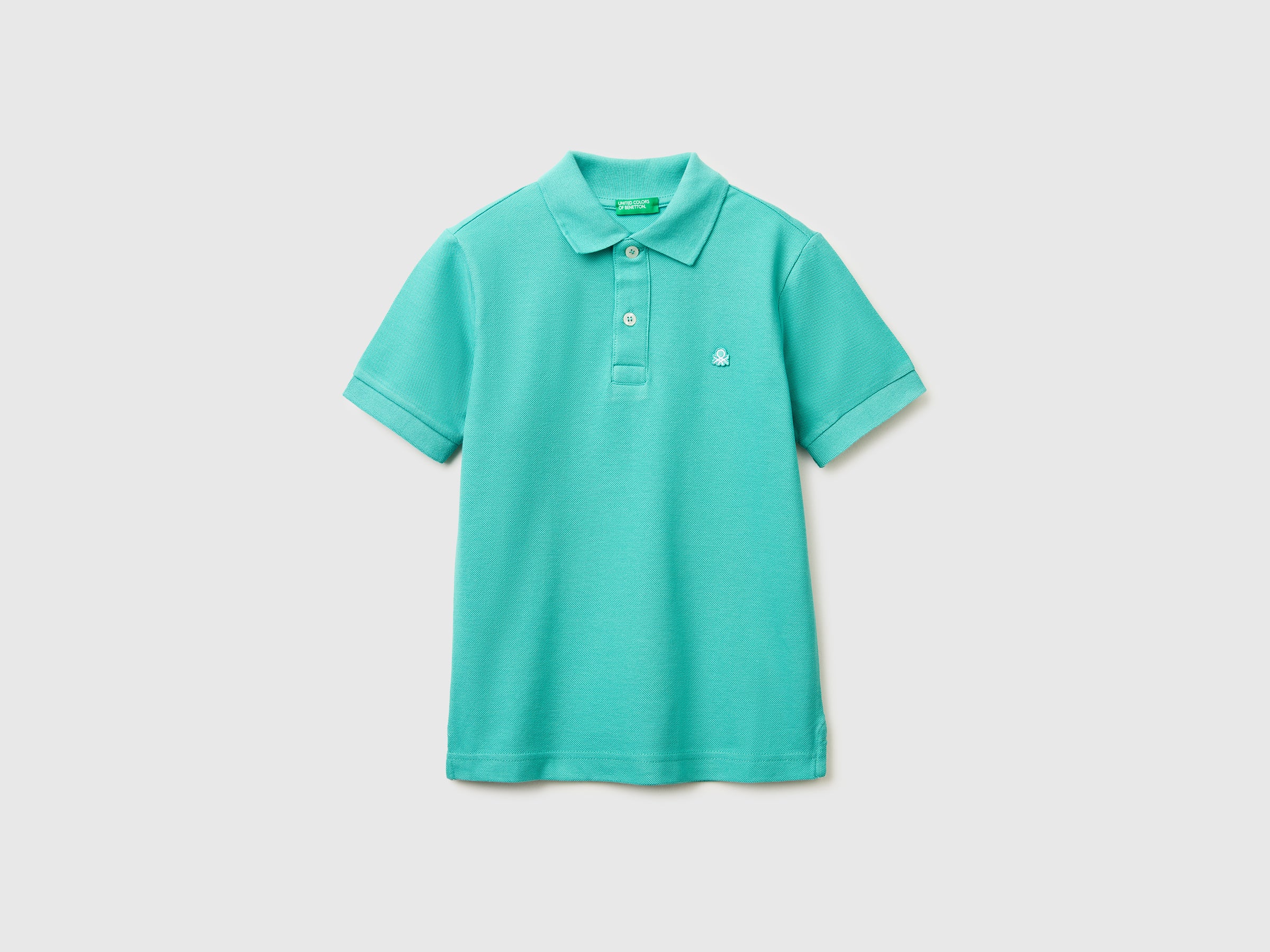 Slim fit polo in pure cotton - ucb_image_FS