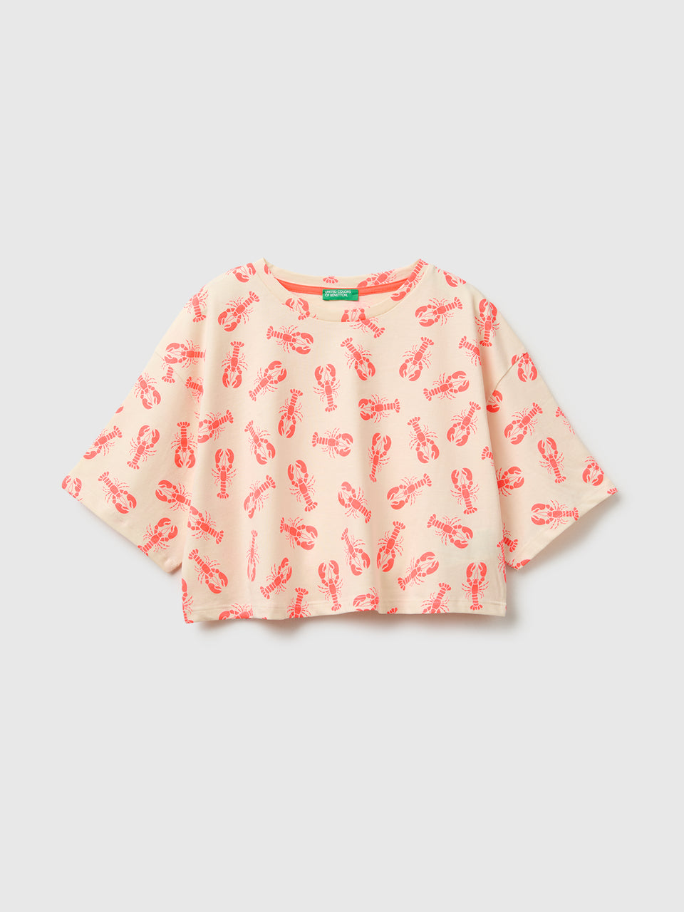 Printed cropped T-shirt - ucb_image_FS