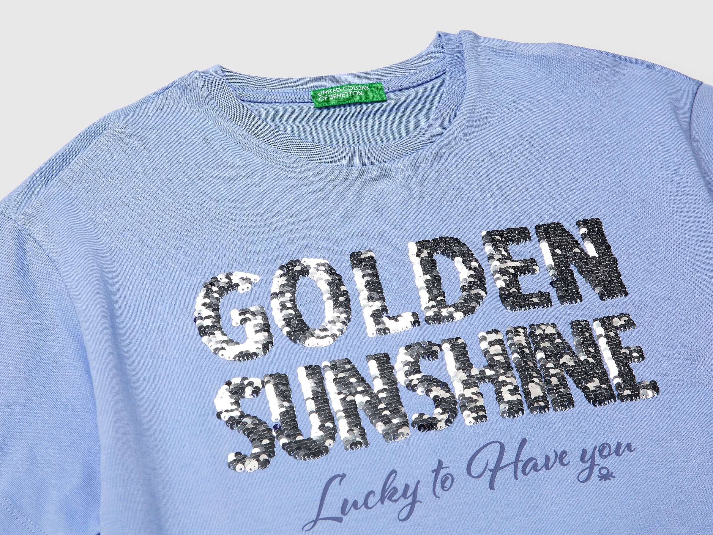 T-shirt with print and sequins - ucb_image_DS1