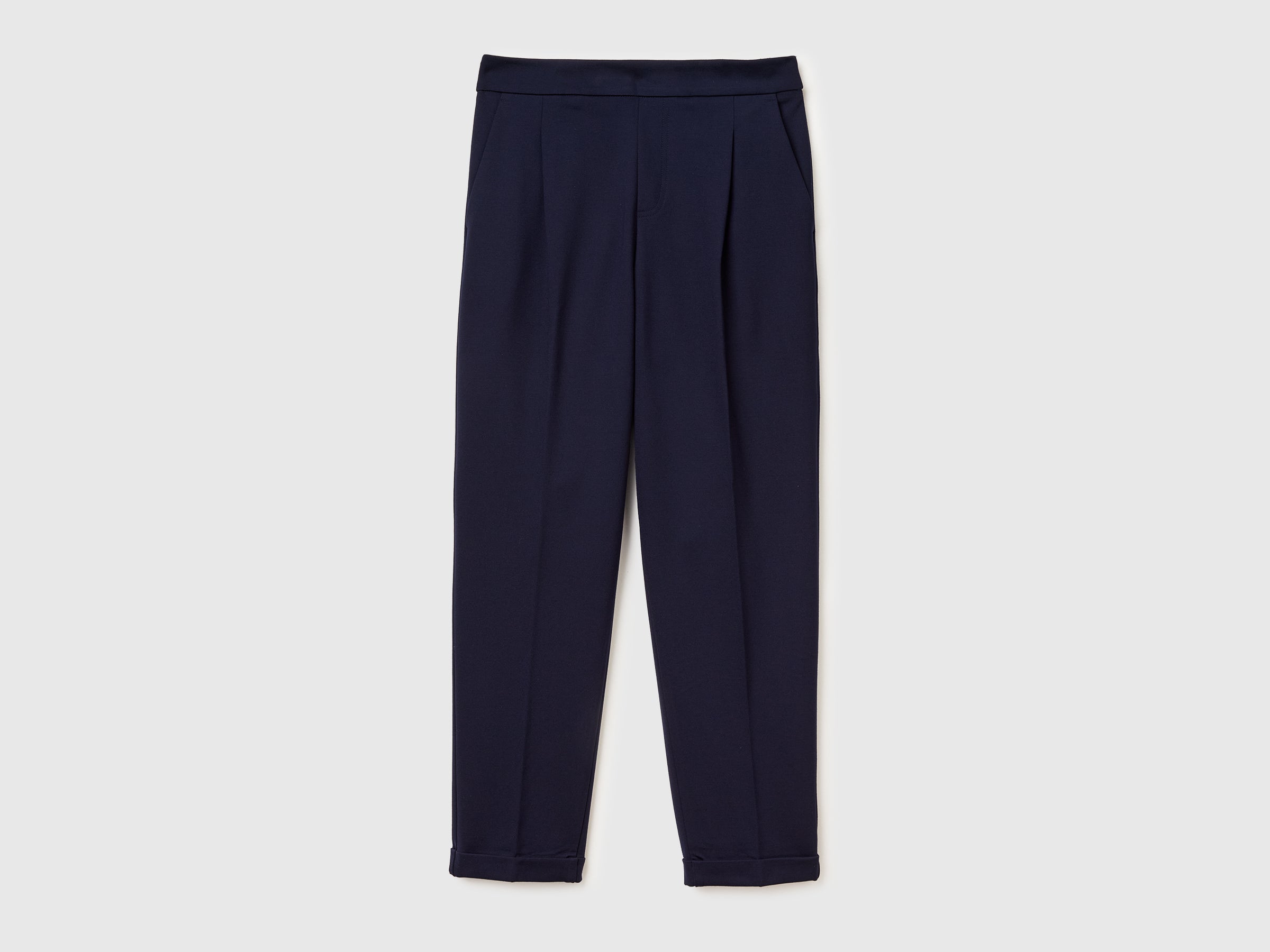 Regular fit trousers with crease - ucb_image_FS