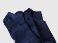 Three pairs of plain short socks - ucb_image_DS1